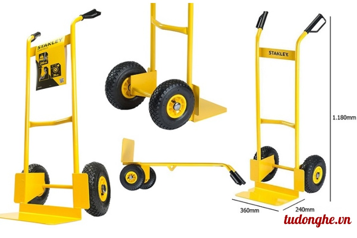 Kích thước xe đẩy hàng 2 bánh